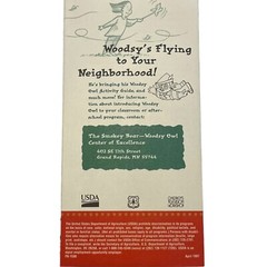 Vintage Woodsy Owl Give A Hoot Don’t Pollute Brochure USDA Ad Campaign 1997