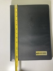 Vintage 2003 United States Postal Service Black Portfolio With Calculator
