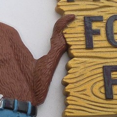 Vintage SMOKEY BEAR Yard Sign – Hard To Find