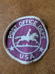 Lot 2 RARE 1955 UNITED STATES POST OFFICE DEPT USPS POSTAL SERVICE PATCH 3″