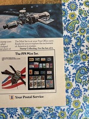 Vintage 1975 Print Ad Features U.S. Post Office 1974 Mint Set Stamps Offer