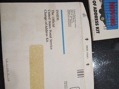 vintage postal change of address kit & postage rate fees brochure