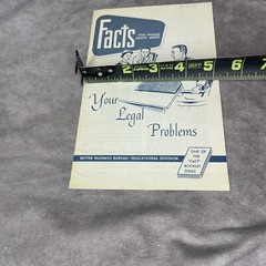 1956 Facts You Should Know About Booklet Series Legal Better Business Bureau