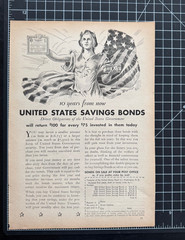 Buy United States Savings Bonds US Treasury Post Office Vintage Print Ad 1935