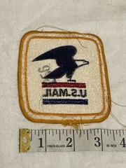 Vintage 1970s U.S. Mail Eagle Patch 3 1/4”