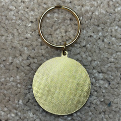 CFC Enamel Keychain Combined Federal Campaign USPS Postal Service Eagle Gold Ton