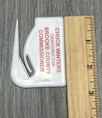 Chuck Winters Democrat Brooke County Commissioner Political Letter Opener