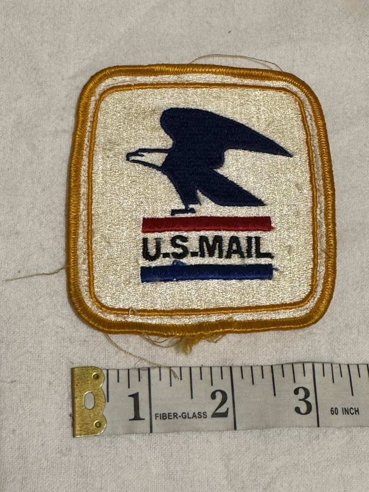 Vintage 1970s U.S. Mail Eagle Patch 3 1/4”