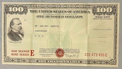 1944 U.S. Treasury War Savings Bond Series E Ad Poster WWII Vintage $100.00