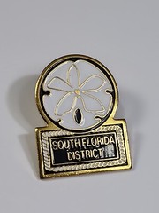 USPS South Florida District Lapel Pin United States Postal Service Sand Dollar