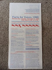 League Of Woman Voters Of New York State – Facts For Voters 1990