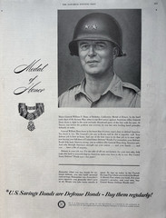 1951 U. S. Savings Bonds Medal Honor General William F. Dean Korea VTG Print Ad