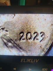 2003 Struck Through Grease Error Penny Also L Missing In Liberty under scope.