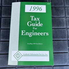Vintage 1986 TAX GUIDE FOR ENGINEERS. Academic Information Services
