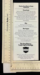 1970s US Army Reserve Relevance Recruitment Vintage Ad Brochure Military