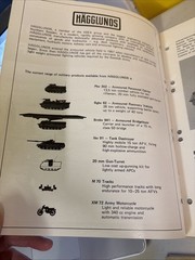 Vintage Hagglunds IKV 91 IKV91 Tank Destroyer Swedish Military Vehicle Brochure