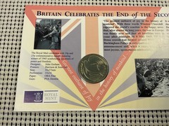 50th Anniversary of the End of the Second World War 1945 – 1995 Coin Royal Mint