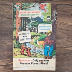 Vintage Smokey Bear Comic– “The True Story of SmokeyBear” ForestFire Prevention