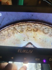 2003 Struck Through Grease Error Penny Also L Missing In Liberty under scope.
