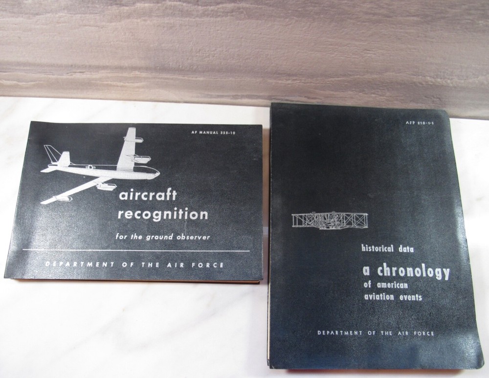 2 Vintage U.S. Department of The Air Force Manuals 1955 & 1961