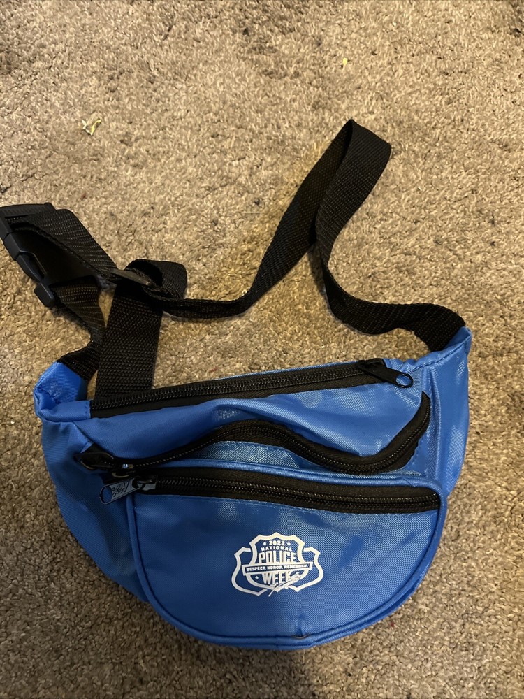 NEW National Police Week Collectible Blue Fanny Pack Waist Bag