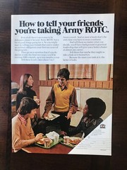 1974 vintage original print ad U.S. Army ROTC How To Tell Your Friends