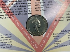 50th Anniversary of the End of the Second World War 1945 – 1995 Coin Royal Mint