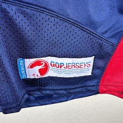 GOP Jerseys USA 45 Rubio Patriotic Jersey Size Large Red White Blue Florida
