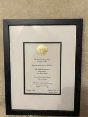Governor of the State of Georgia 2007 Invitation, Black Framed, For Collectors