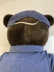 1986 plush Patriot Teddy Bear U.S. Mail letter carrier 20″ USPS With Tags