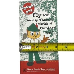 Vintage Woodsy Owl Give A Hoot Don’t Pollute Brochure USDA Ad Campaign 1997
