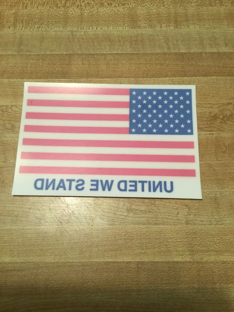 United We Stand Window Cling Decal