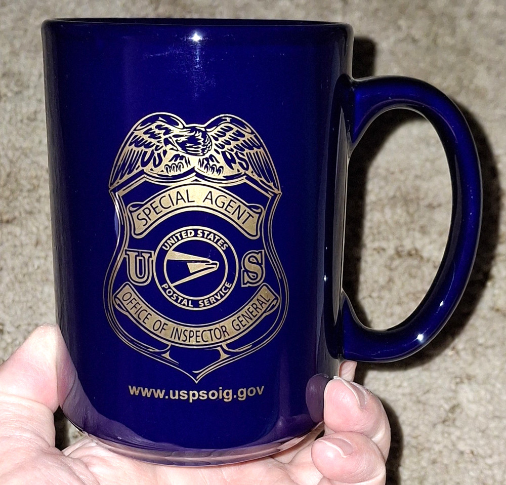 United States Postal Service Special Agent Blue Coffee Mug