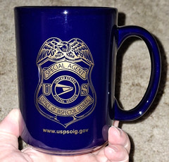 United States Postal Service Special Agent Blue Coffee Mug