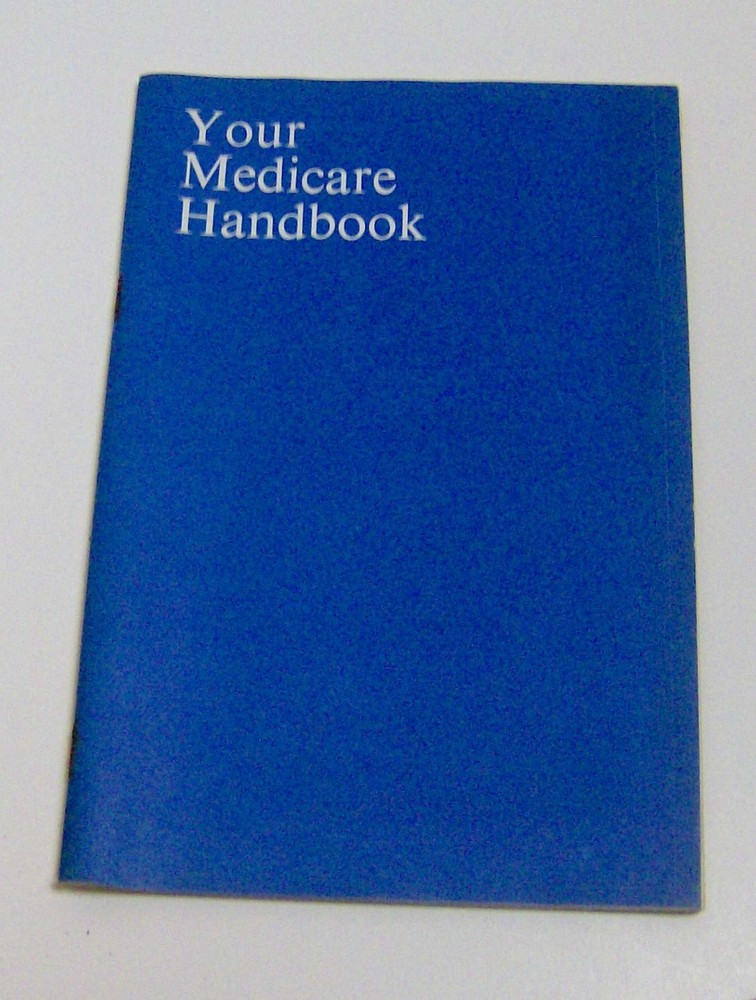 vintage 1970s MEDICARE HANDBOOK booklet 62 pages 1975 reference healthcare OLD