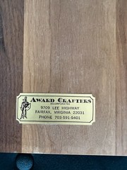 Vintage US Government Wooden Plaque Defense intelligence Agency RARE Memorabilia