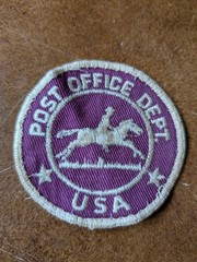 Lot 2 RARE 1955 UNITED STATES POST OFFICE DEPT USPS POSTAL SERVICE PATCH 3″