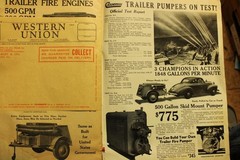 Municipal Supply Sales Book 130 Fire Trucks Police Badges Signs Hydrants C31c