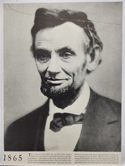 1942 Abraham Lincoln 1865 Portrait Assassination Original Print Ad Life Mag 40’s