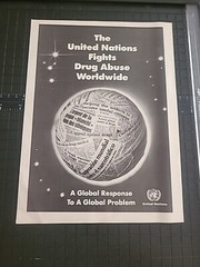United Nations Drug Abuse Vintage Print Ad 1990 8×11 Great To Frame
