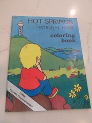 1988 HOT SPRINGS NATIONAL PARK COLORING BOOK