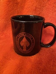 United States Special Operations Command Ceramic Coffee Mug Cup Black & Gold