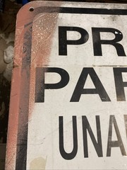 Vintage Private Parking Sacramento City Police Metal Sign California Code 18×24”