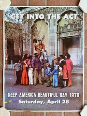 Vintage 1979 Iron Eyes Cody Keep America Beautiful Day 1979 Poster RARE