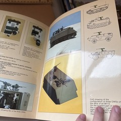 Vintage Rafael OWS Overhead Weapon Station for M113 Israeli Military Brochure