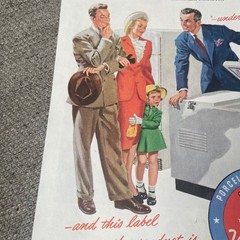 1948 USS United States Steel Vitrenamel Print Ad Post WW2