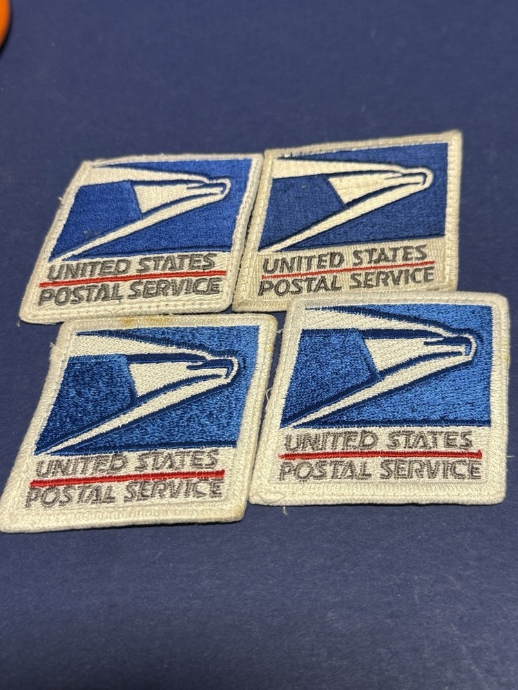 US Mail Vintage PREOWNED Patches Lot of 4 Post Office Post Office