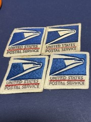 US Mail Vintage PREOWNED Patches Lot of 4 Post Office Post Office