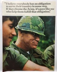 1975 U.S. Army Recruitment Ronald Raymond Fort Hood TX Original Print Ad 70s