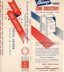 1960s Chicago Postal Zone Directory Western & Southern Life Insurance Ad r19
